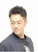 【ヨシザワ人形町】くせ毛風パーマ刈り上げスタイル
