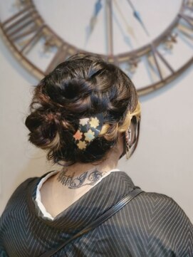 ヘアセットサロン ミント(Hair set salon MINT) 華やかアップスタイル