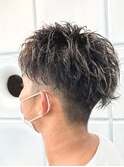 フェード×メッシュ×ソフトツイスト【ツーブロック】