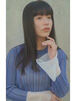 レジュアル(RESSUAL) ロングヘア　エアリーミディ　黒髪　髪質改善　素髪