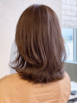 アイティーバイアルバム 下北沢店(IT by ALBUM) モカブラウン_ショコラベージュボブルフベビーバング_ba346211