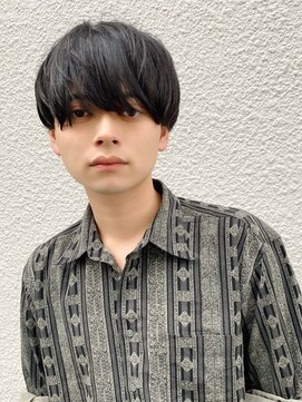 カゼ ダイカンヤマ Kaze DAIKANYAMA 爽やか2ブロック黒髪マッシュ