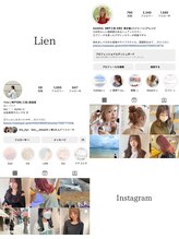 Instagramでスタイリング動画など、Lienの世界観を表現♪