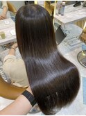 【Lond佐野】ヘルシースタイル ショコラアッシュ ストレートヘア