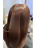 オイルカラーと水素ケアで艶髪アップ
