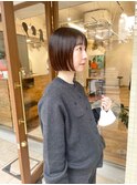 ミニボブ 切りっぱなし