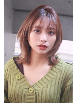 リノ 吉祥寺(Lino kichijoji) 大人可愛いくびれミディアムフェイスレイヤー20代30代40代吉祥寺