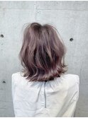 ぱっつんボブ シアーラベージュ♪【OAKたまプラーザ/髪質改善】