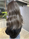 透明感やばい!透け感おしゃれハイライト_olive ash beige_