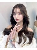 韓国風くびれレイヤースタイル　【韓国/韓国ヘア/栄/学割U24】
