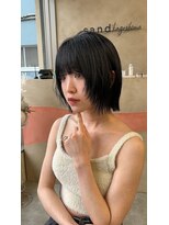 サンド 鹿児島中央(sand)&nbsp;@sei___sand切りっぱなしボブ/イメチェン/鹿児島中央駅