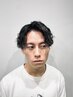 メンズカット＋メンズパーマ＋ケアトリートメント＋シェービング<理容室>