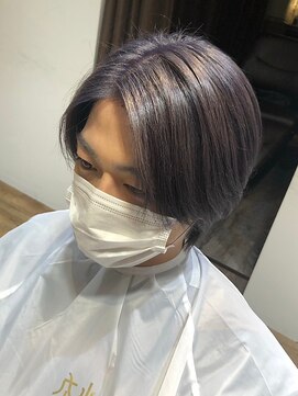ヘアリゾート粋 ウナム 新宿東口店(enam) シルバーブルージュ/透明感
