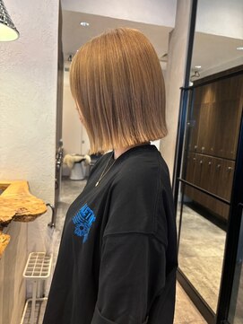 ハバナ 立川(HAVANA) 切りっぱなしボブ韓国へア透明感カラー髪質改善トリートメント