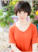 アッシュオリーブくせ毛風丸みショートボブh3戸頭20代30代40代!