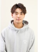 前髪おろしてもよし!波打ちセンターパート!!