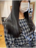韓国風レイヤー顔周りレイヤーワンカールシースルーバング後れ毛