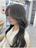 流れる顔まわりカット