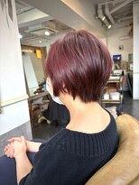 ポタム 東中野(potamu)&nbsp;ショートボブにピンク