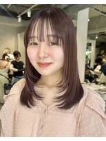 ナナローネス(nana loness)&nbsp;顔まわりレイヤー　レイヤーカット　ワンカール　内巻き