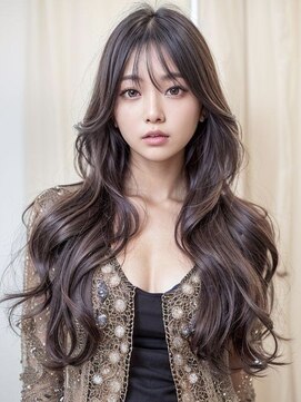 オリンテ バイ レシッド 表参道(orente by rcid) 韓国レイヤーロング美髪グレージュアッシュインナーグレージュ