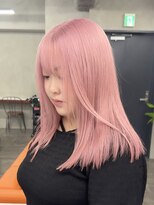 ニコ トウキョウ 渋谷(nico TOKYO)&nbsp;ホワイトピンクダブルカラーピンクハイトーン韓国レイヤー