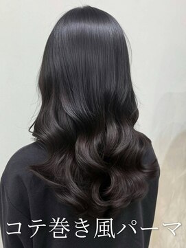 アミー 銀座(Ammy) パーマ#パーマスタイル#コテ巻き風パーマ#レイヤーカット