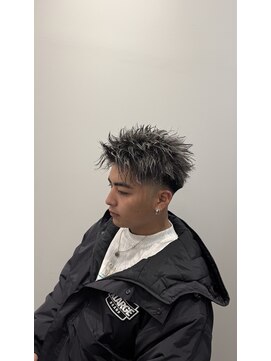 ジュール メンズ 大分(Joule men's) アップバング/フェザーショート/ホワイトメッシュ［大分駅］