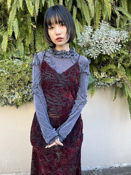 グラデーションカラーボブ