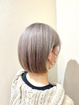 フェリエットバイビークール(feliette by Be-COOL) 丸みボブ×グレージュ