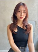mowen 南堀江　ピンクブラウン
