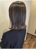 肩ボブ×ハイライト