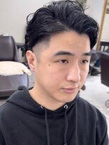 サンチャサロン(sancha salon) すっきりメンズパーマスタイル
