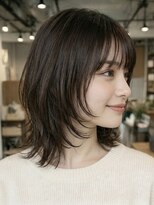 ノラジャーニー(NORA Journey)&nbsp;上田/レイヤーボブウルフカット顔周りレイヤーハッシュカット