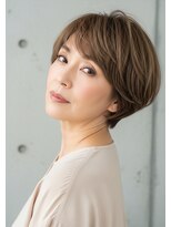 プラグ ヘアーデザイン 大名店(PLUG hair design)&nbsp;*ショートボブ/ショートヘア/脱白髪染め/白髪ぼかし/髪質改善