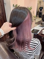 キャラ 池袋本店(CHARA)&nbsp;インナーホワイトピンク/池袋インナーカラー