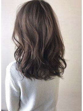 エル(LE) ワンレンクラシカル斜めバングボルドー