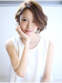 柔らかな大人可愛いショートボブ☆【CIE】川地