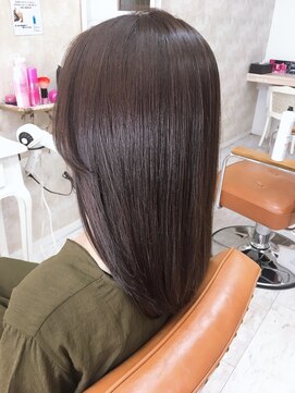 シェーン(schon) ピンク系うる艶ストレート♪