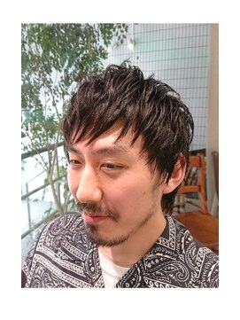 パール(PEAR+L) ニュアンスパーマ×ウルフ