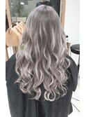 グラデーションカラー_厚めバング,ローライト,デザインカラー