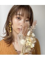 ネイヴィル オモテサンドウ(navile omotesando)&nbsp;さりげインナーカラーとお店ミディアム