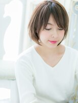 モッズ ヘア 福岡姪浜店(mod's hair) *mod's姪浜*…カーキベージュハイライトカラー小顔ボブルフd