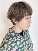 【morio原宿】大人外国人風オリーブベージュショートヘア