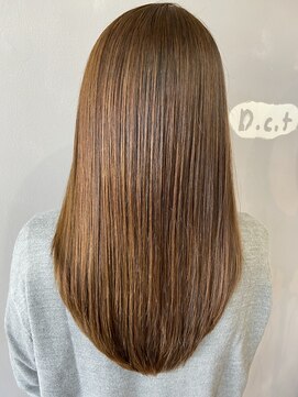 ヘアデザイン ディクト(hair design D.c.t) [明日から楽チン美髪へ]髪質改善縮毛矯正+再整Tr