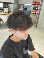 エリマ 調布(elima)&nbsp;ニュアンスマッシュ無造作パーマ刈り上げメンズショートレイヤー