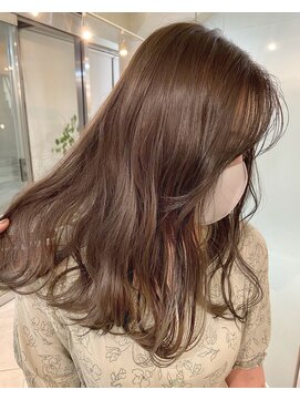 アクアオモテサンドウ(ACQUA omotesando) △ブリーチなし透明感カラーミルクティーグレージュ