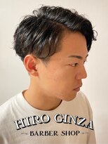 ヒロギンザバーバーショップ 神楽坂店(HIRO GINZA BARBER SHOP)&nbsp;ツーブロックゆるふわパーマスタイル