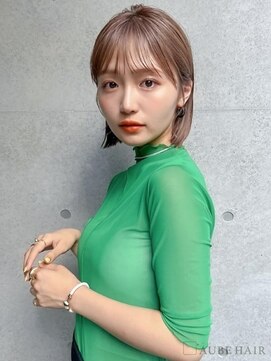 オーブ ヘアー プラス 金沢2号店(AUBE HAIR plus) 20代・30代_耳掛けナチュラルショート