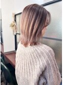 ミルクティグレージュ_シャドールーツカラー